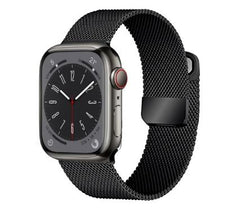 Apple Watch Milanese Loop Armband | Metallarmband für Apple Watch Ultra 49mm, 9, 8, 7, 45mm, 41mm, 40mm, 42mm, 44mm, 41mm | Magnetisches Edelstahl Armband