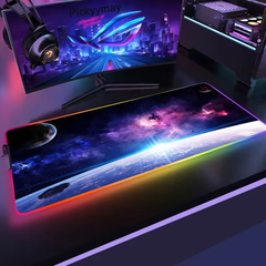 Space Large RGB Mouse Pad – XXL LED Gaming Mousepad für PC und Tastatur