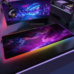 Space Large RGB Mouse Pad – XXL LED Gaming Mousepad für PC und Tastatur