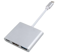 AVLANO 3-in-1 USB C HUB – Type C zu HDMI, USB 3.0 und Ladeadapter