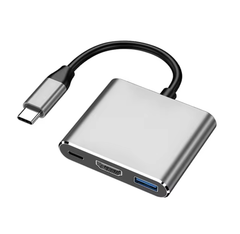 AVLANO 3-in-1 USB C HUB – Type C zu HDMI, USB 3.0 und Ladeadapter