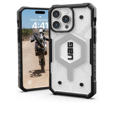 Urban Armor Gear (UAG) MagSafe Clear Case für Apple iPhone 15/14 Pro Max/13/12 Plus/15 Pro - Magnetisches Cover