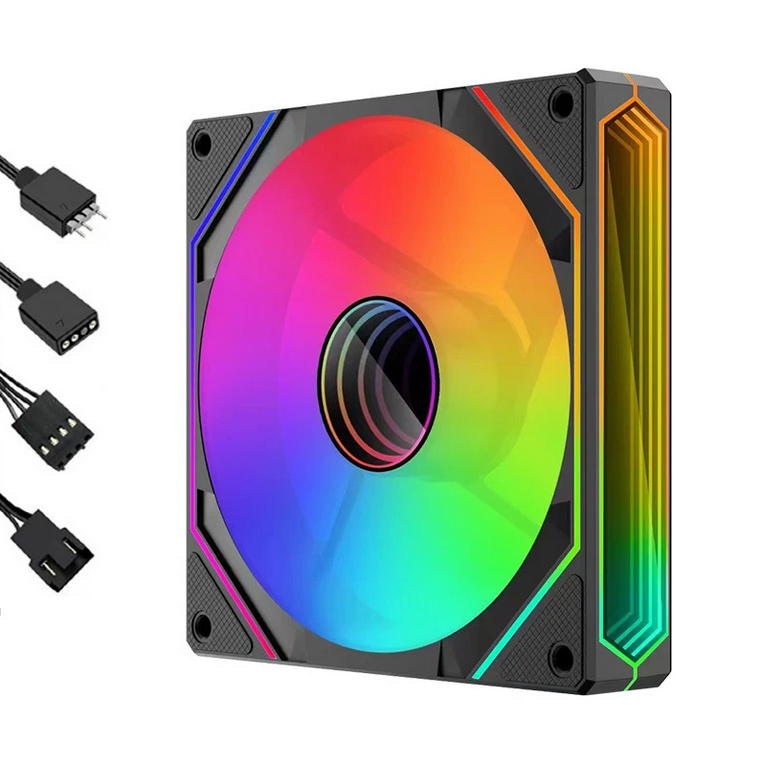 AVLANO ARGB GAMING 120MM Lüfter Black Edition 1 Stk.