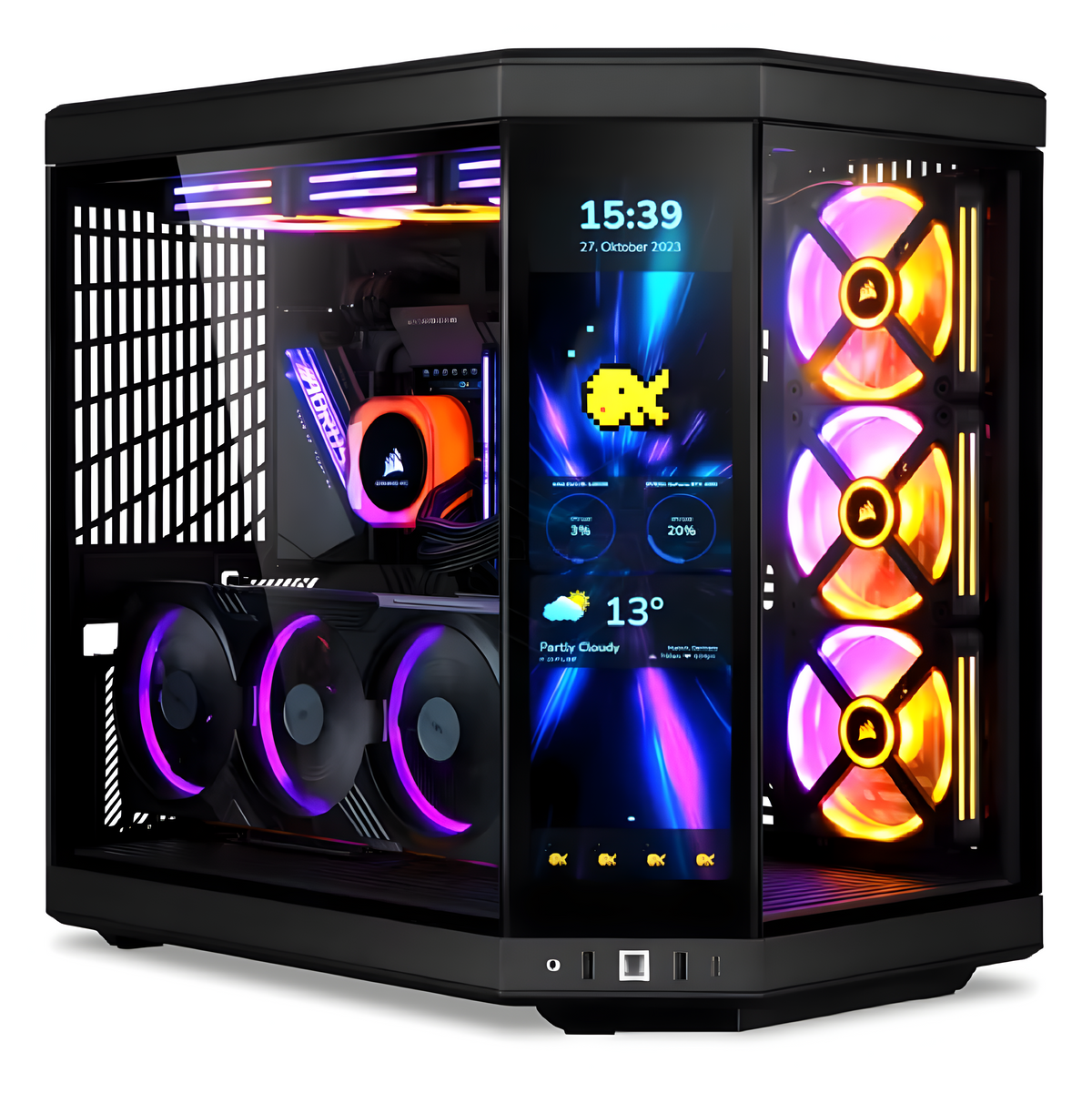 AVLANO Inferno GAMING PC Black Edition, Intel Core i9, 24-Core, RTX 5090