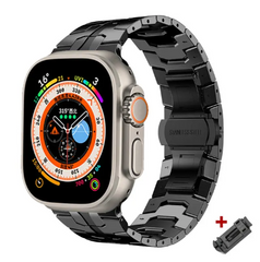 Luxus Titanium Armband für Apple Watch | 49mm 45mm 44mm 42mm – Metallarmband für iWatch 8/7/6/5/4 SE