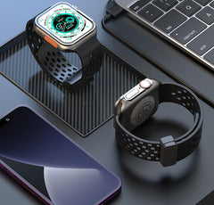 Silikon Magnetarmband für Apple Watch - Ultra Band für alle Größen und Modelle der iWatch Serie 7, 8, SE, 6, 5, und 3